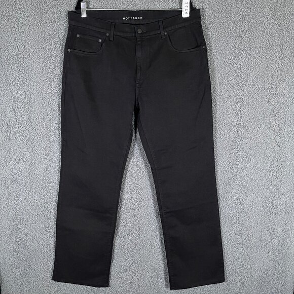 Mott & Bow Straight Fit Jay Jeans - Men's Size 38*32 (Fit 38*30) - Black - Picture 1 of 9
